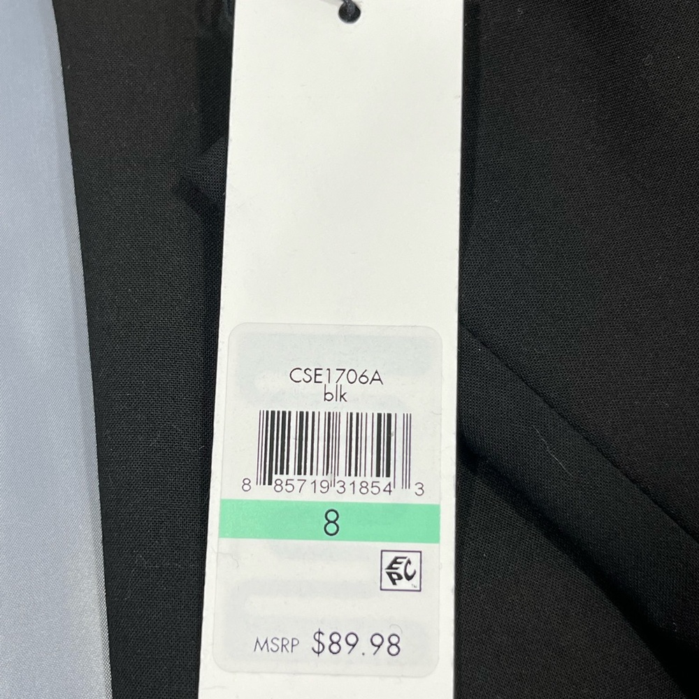 Calvin Klein Black Two-Button Blazer Size 8 - Picture 11 of 14